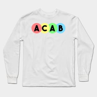 ACAB Pastel Circles Long Sleeve T-Shirt